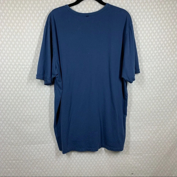Outer Known Blue Pima Cotton Short Sleeve Tee - Picture 4 of 6